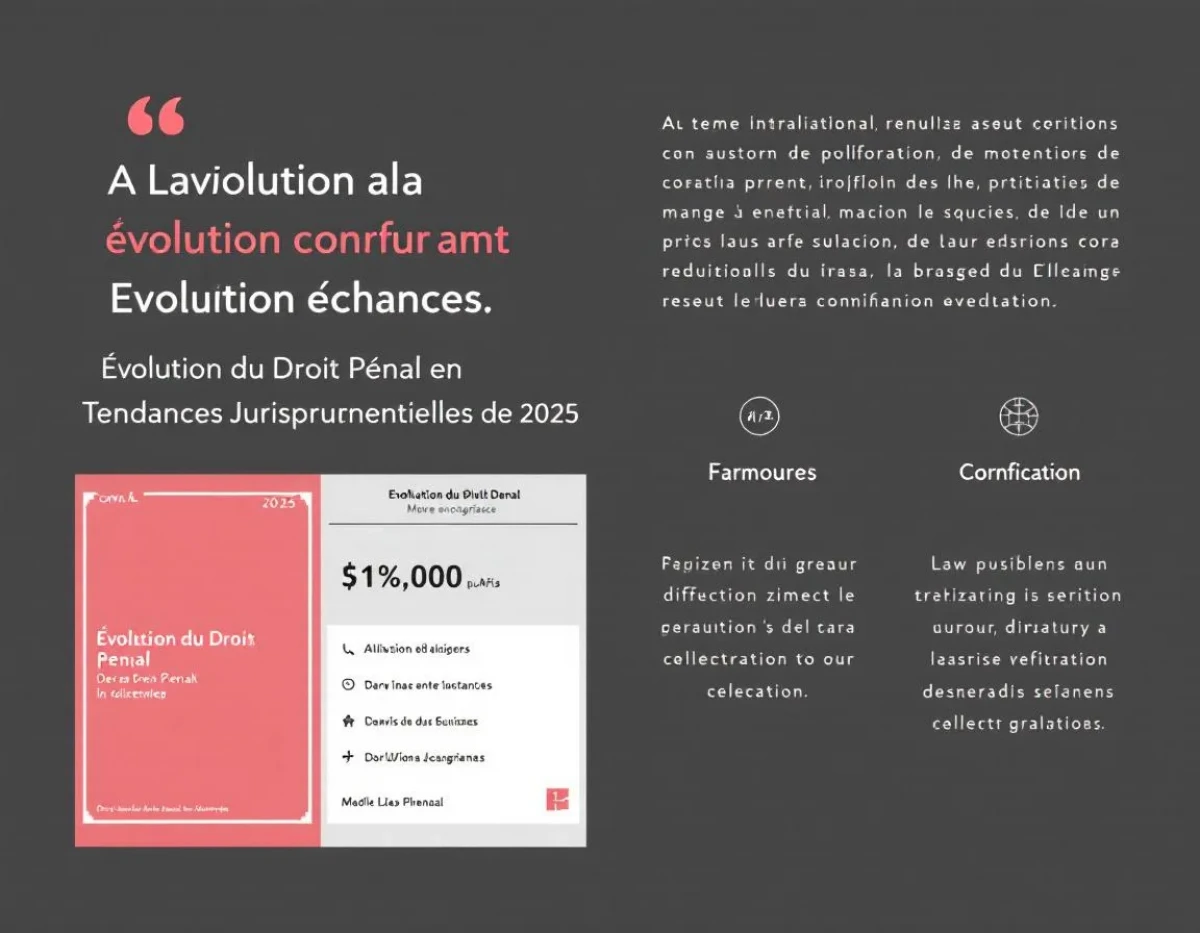 Évolution du Droit Pénal : Analyse des Tendances Jurisprudentielles de 2025
