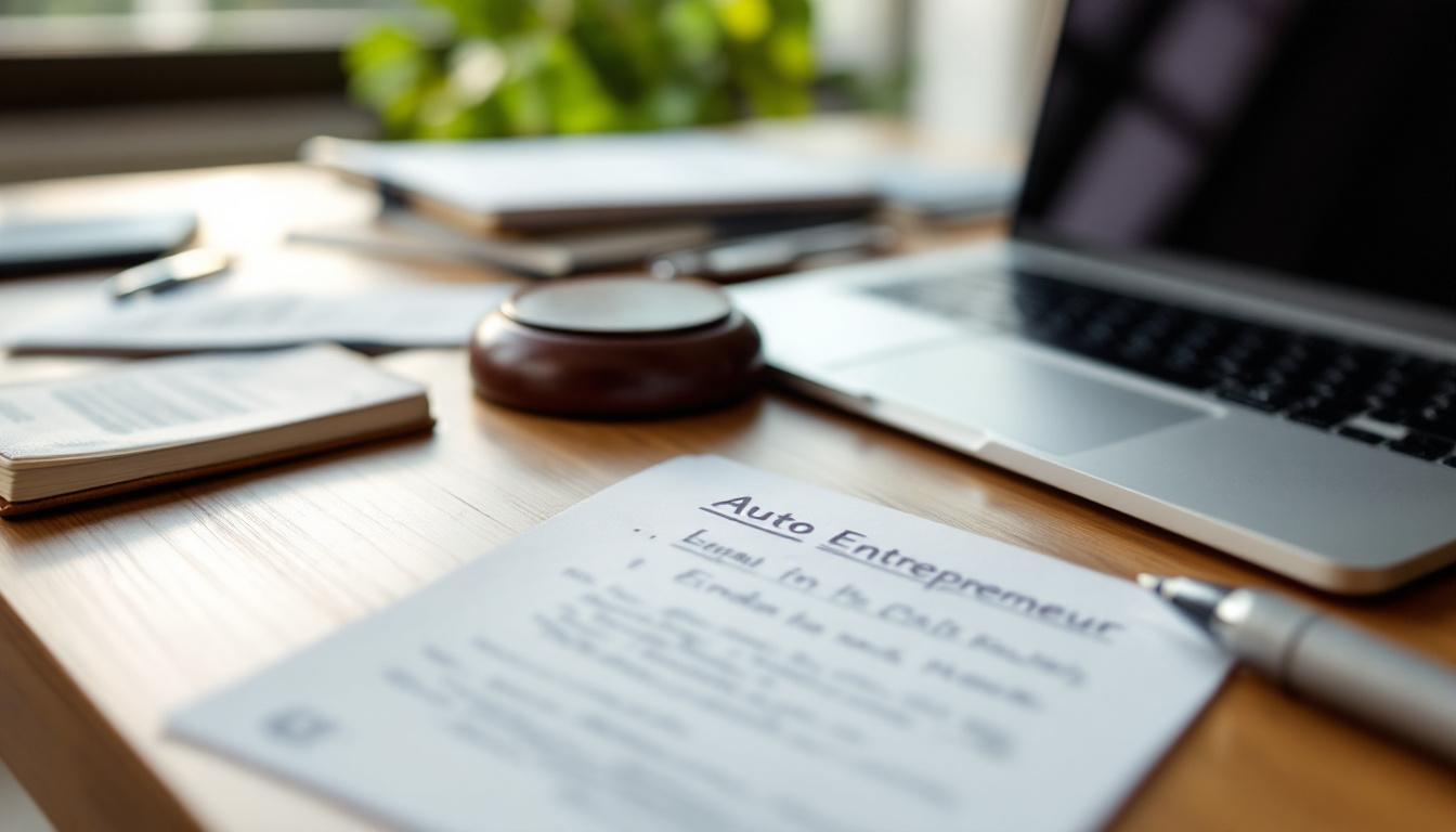 Statut d'auto-entrepreneur en 2026 : mode d'emploi juridique